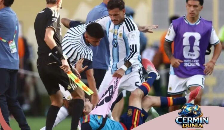 Tak Terima Argentina Kalah, Paredes Serang Gavi hingga Diganjar Kartu Merah